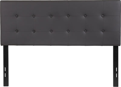 Full Headboard-gray Vinyl