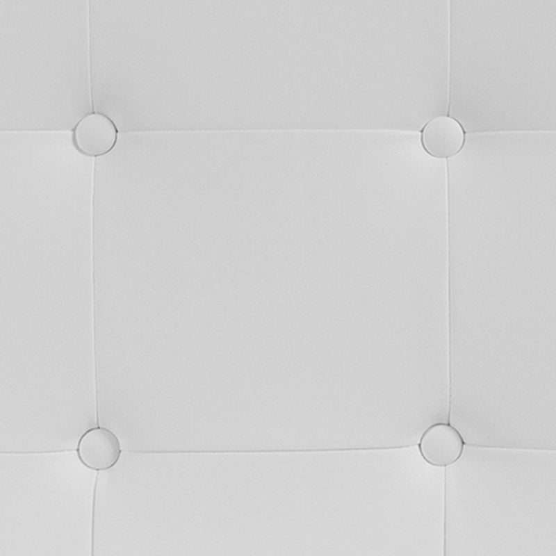 Full Headboard-white Vinyl