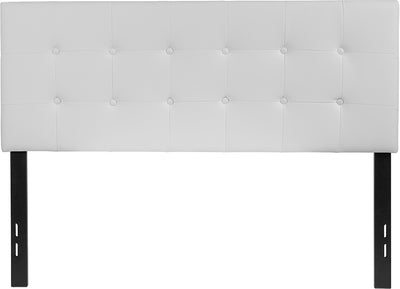 Full Headboard-white Vinyl