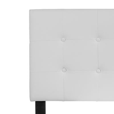 Full Headboard-white Vinyl