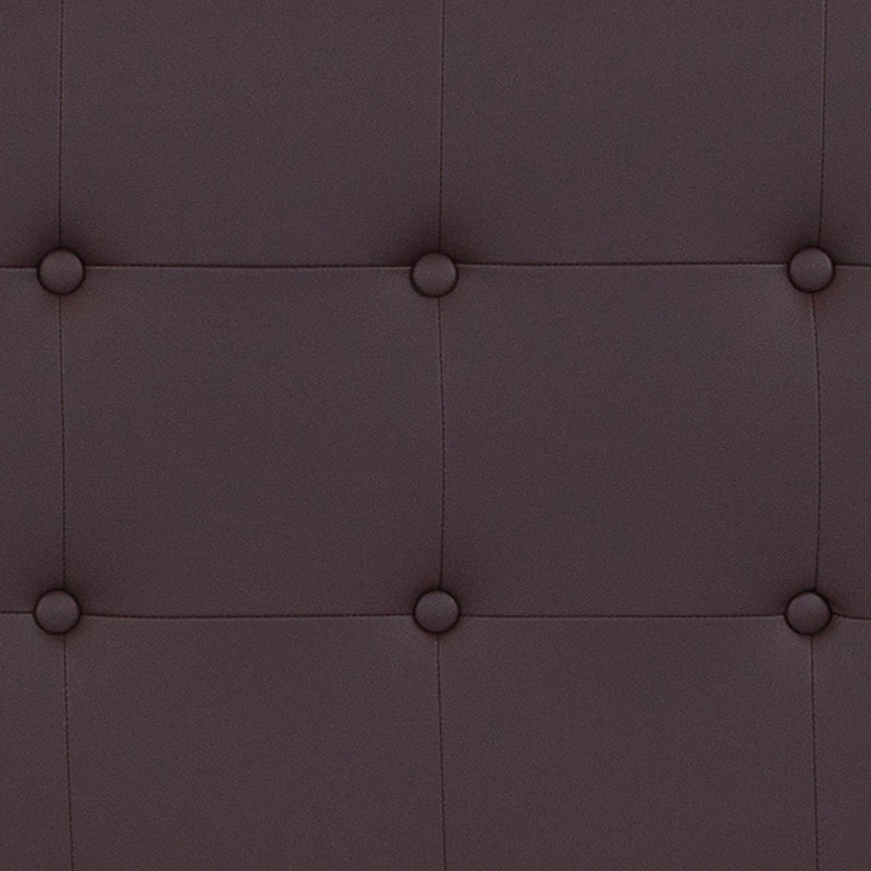 King Headboard-brown Vinyl