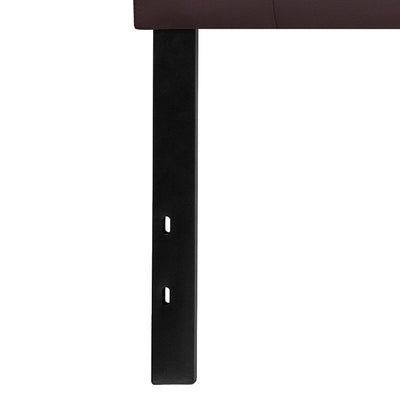 King Headboard-brown Vinyl