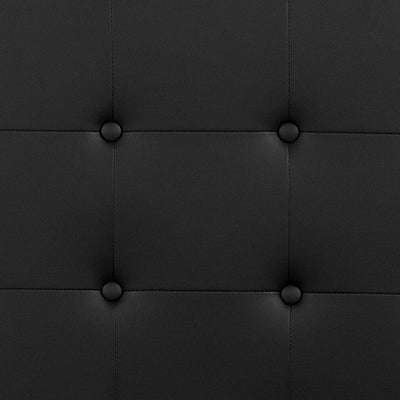 Queen Headboard-black Vinyl