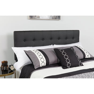 Queen Headboard-black Vinyl