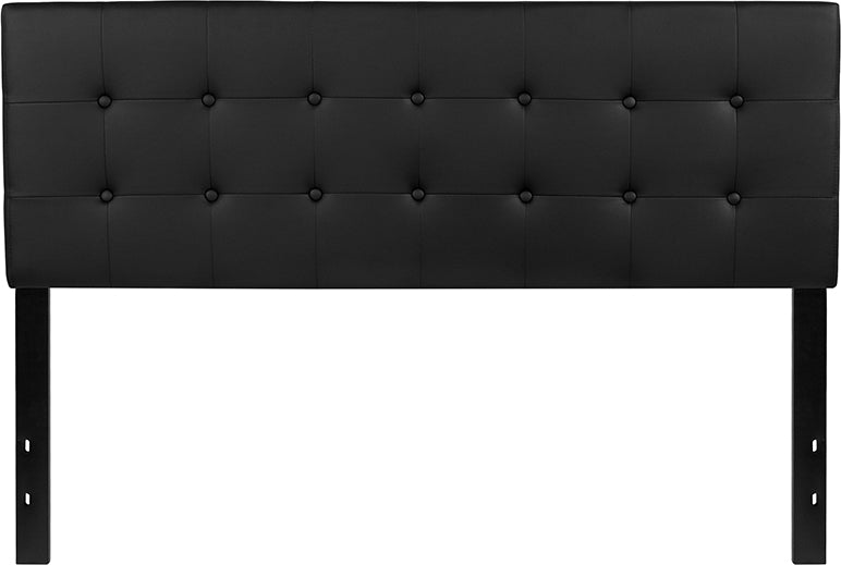 Queen Headboard-black Vinyl