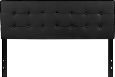 Queen Headboard-black Vinyl