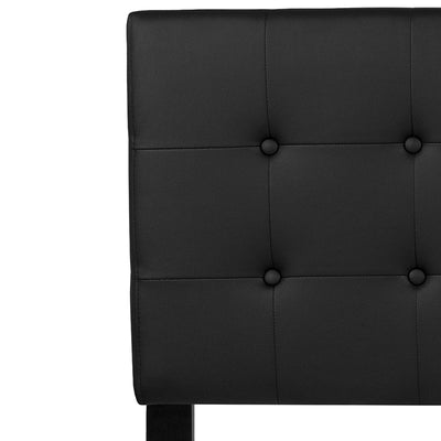 Queen Headboard-black Vinyl