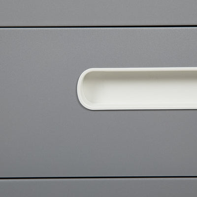 3-drawer Filing Cabinet-gray