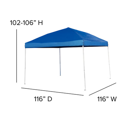 10'x10' Blue Pop Up Canopy