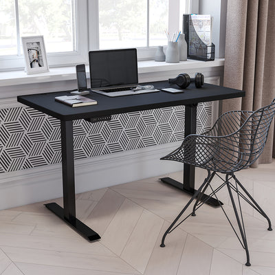 Black Electric Standing Desk