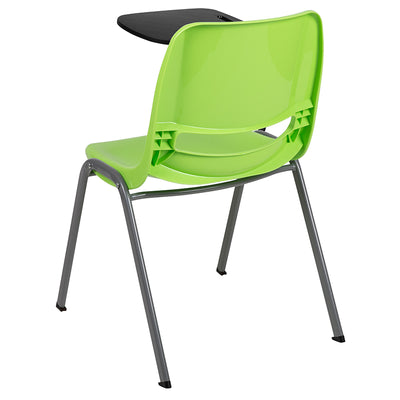 Green Tablet Arm Chair
