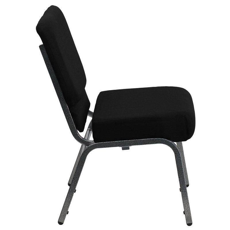 Black Fabric Church Chair