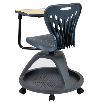 Mobile Desk Chair - Dark Gray