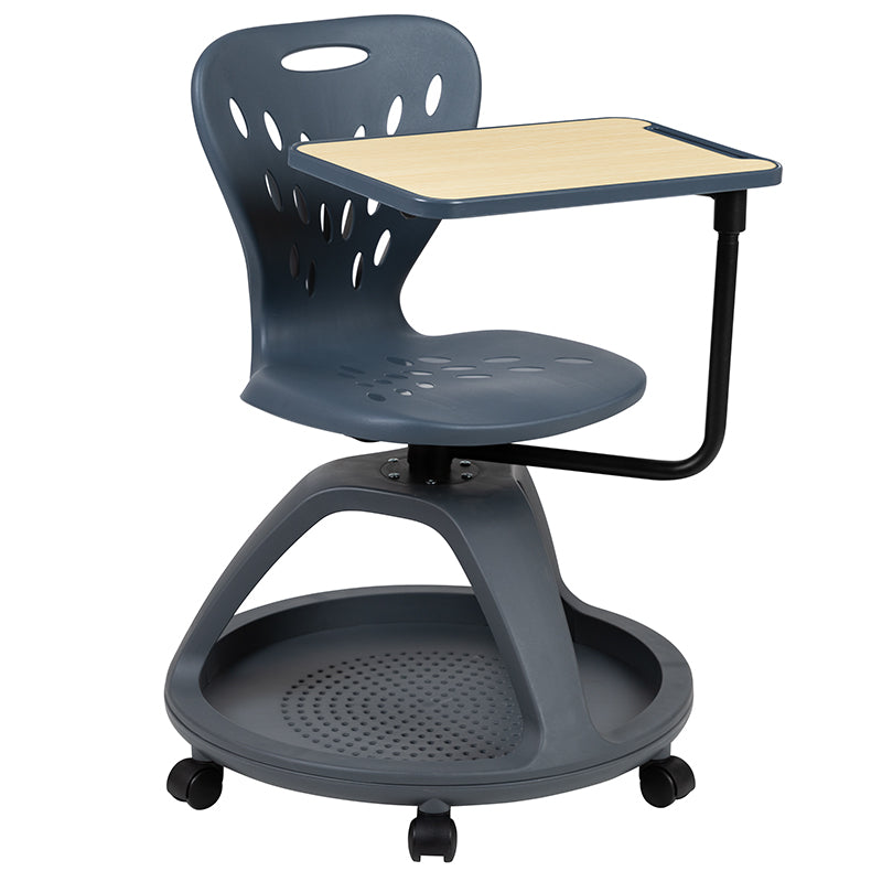 Mobile Desk Chair - Dark Gray