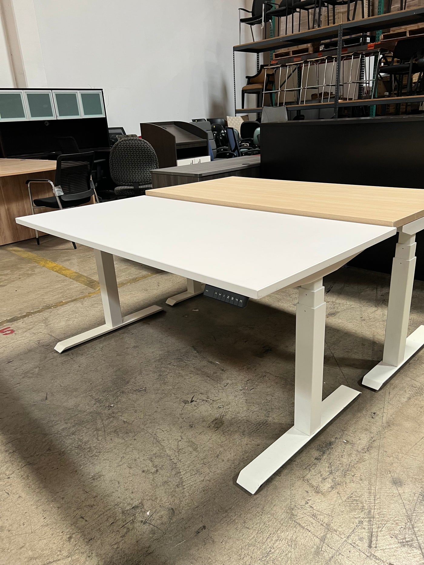 Pre Owned Office Furniture AMQ Height Adjustable Desks