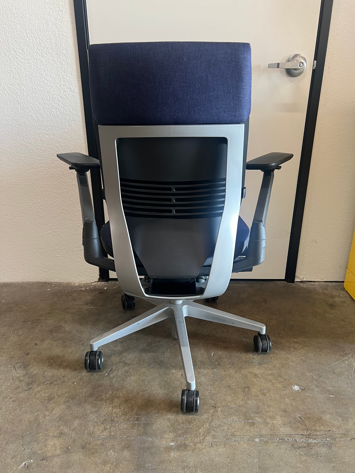 Pre Owned Steelcase Gesture - Navy Blue- Silver Base