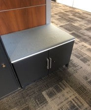 PRE-OWNED SMALL CABINET WITH SOFT TOP