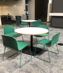 PRE-OWNED WHITE ROUND TABLE