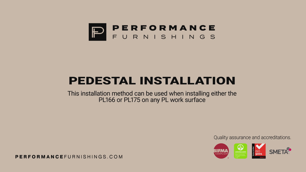 Assembly video: Pedestal Complete PL166-PL175-PL103  35