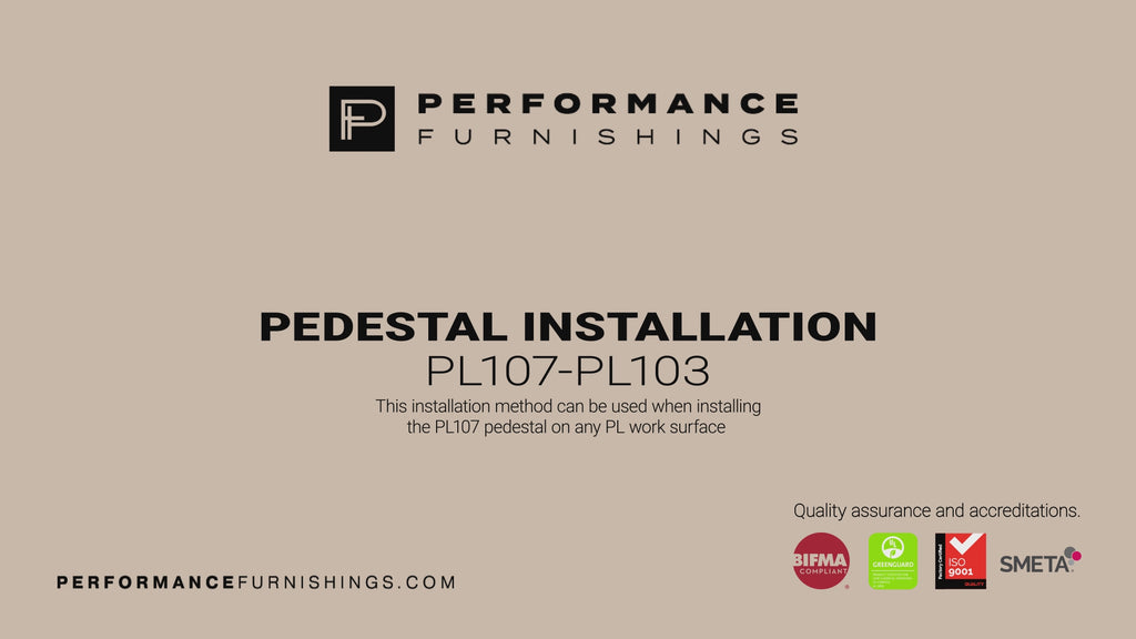 Assembly video: pedestal anim PL107-PL103  24