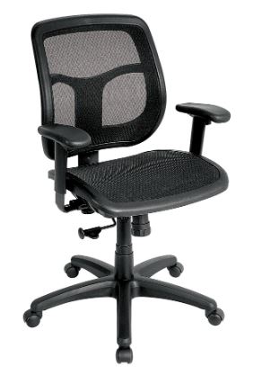 EUROTECH APOLLO MESH SEAT AND BACK OFFICE CHAIR MMT9300 - Miramar Office