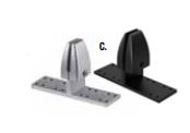 Panel Mounting Brackets For Acrylic Health Barriers - Miramar Office