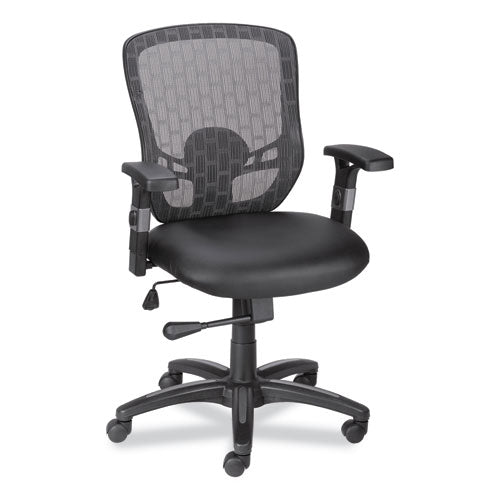 Alera Linhope Chair, Supports Up To 275 Lb, Black Seat/back, Black Base