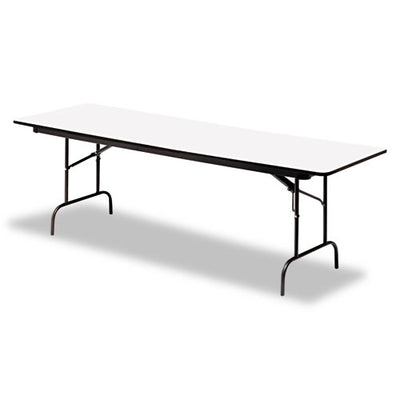 Officeworks Commercial Wood-laminate Folding Table, Rectangular, 60" X 30" X 29", Gray/charcoal