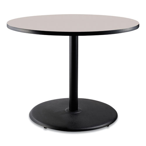 Cafe Table, 36" Diameter X 30h, Round Top/base, Gray Nebula Top, Black Base, Ships In 1-3 Business Days