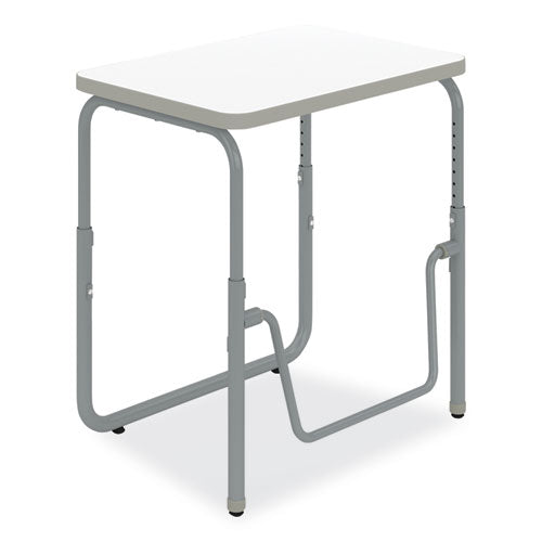 Alphabetter 2.0 Height-adjust Student Desk With Pendulum Bar, 27.75 X 19.75 X 22 To 30, Dry Erase, Ships In 1-3 Business Days