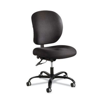 Alday Intensive-use Chair, Supports Up To 500 Lb, 17.5" To 20" Seat Height, Black