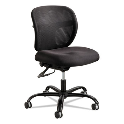Vue Intensive-use Mesh Task Chair, Supports Up To 500 Lb, 18.5" To 21" Seat Height, Black