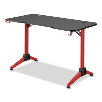 Ultimate Computer Gaming Desk, 47.2" X 23.6" X 29.5", Black/red, Ships In 1-3 Business Days