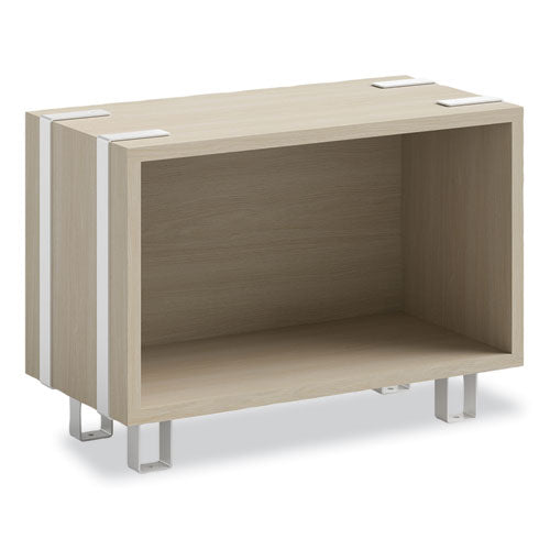 Ready Home Office Large Stackable Storage, 1-shelf, 24w X 12d X 17.25h, Beige/white, Ships In 1-3 Business Days
