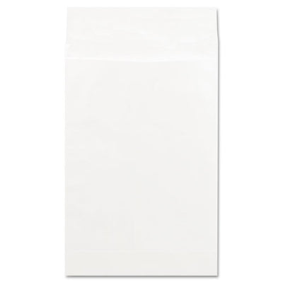 Deluxe Tyvek Expansion Envelopes, Open-end, 2" Capacity, #15 1/2, Square Flap, Self-adhesive Closure, 12 X 16, White, 100/box