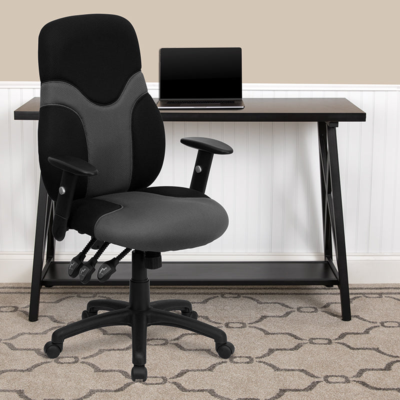 Black/gray High Back Chair