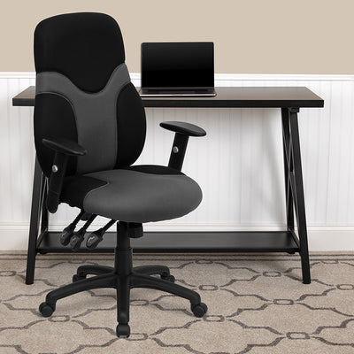 Black/gray High Back Chair