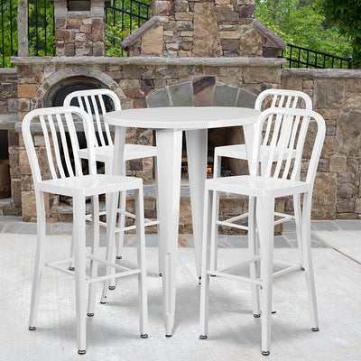 30rd White Metal Bar Set