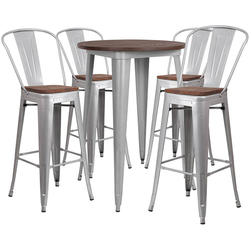 30rd Silver Metal Bar Set