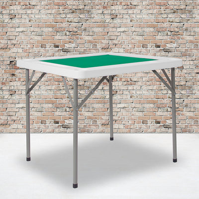 Green Felt Folding Game Table