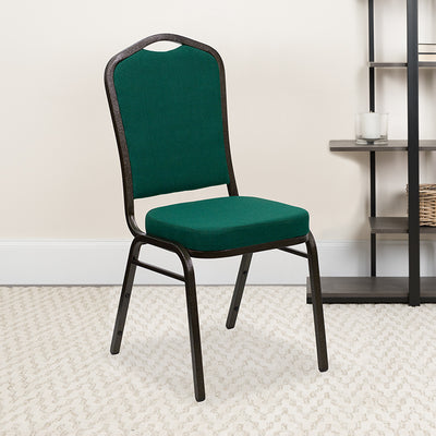 Green Fabric Banquet Chair