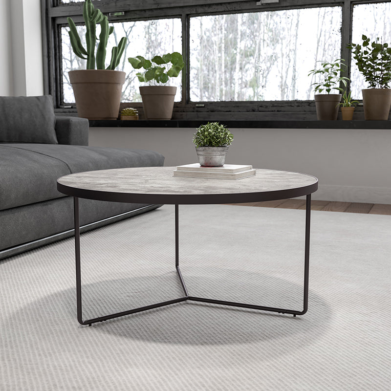 Faux Concrete Coffee Table