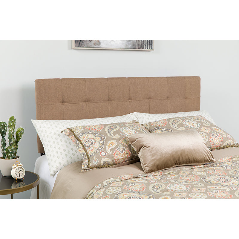 Queen Headboardcamel Fabric Miramar Office