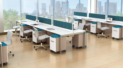 Maverick Desk Apex Series Modular Work Station - Miramar Office