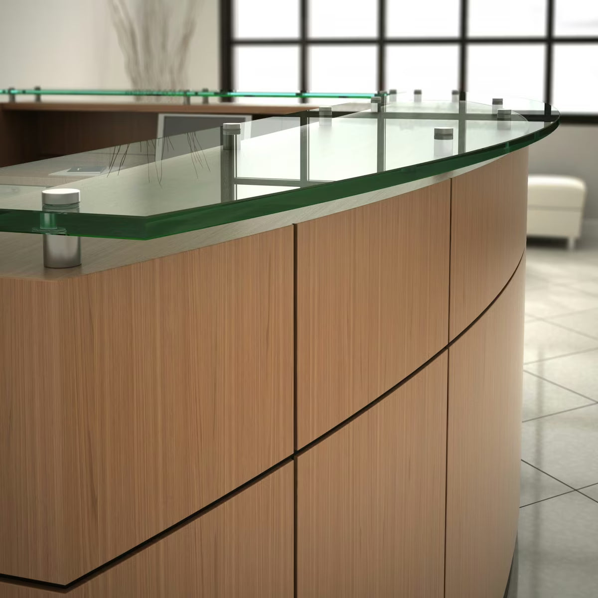 Friant Willow with glass transaction top