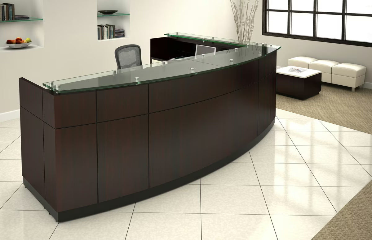 Friant Willow reception in espresso finish