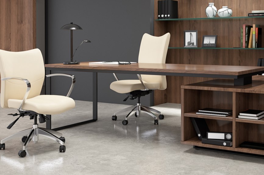 9to5 Bristol manager chairs in a private office