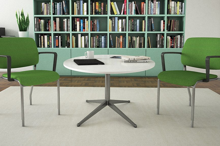 9to5 Clary guest chairs in a meeting space