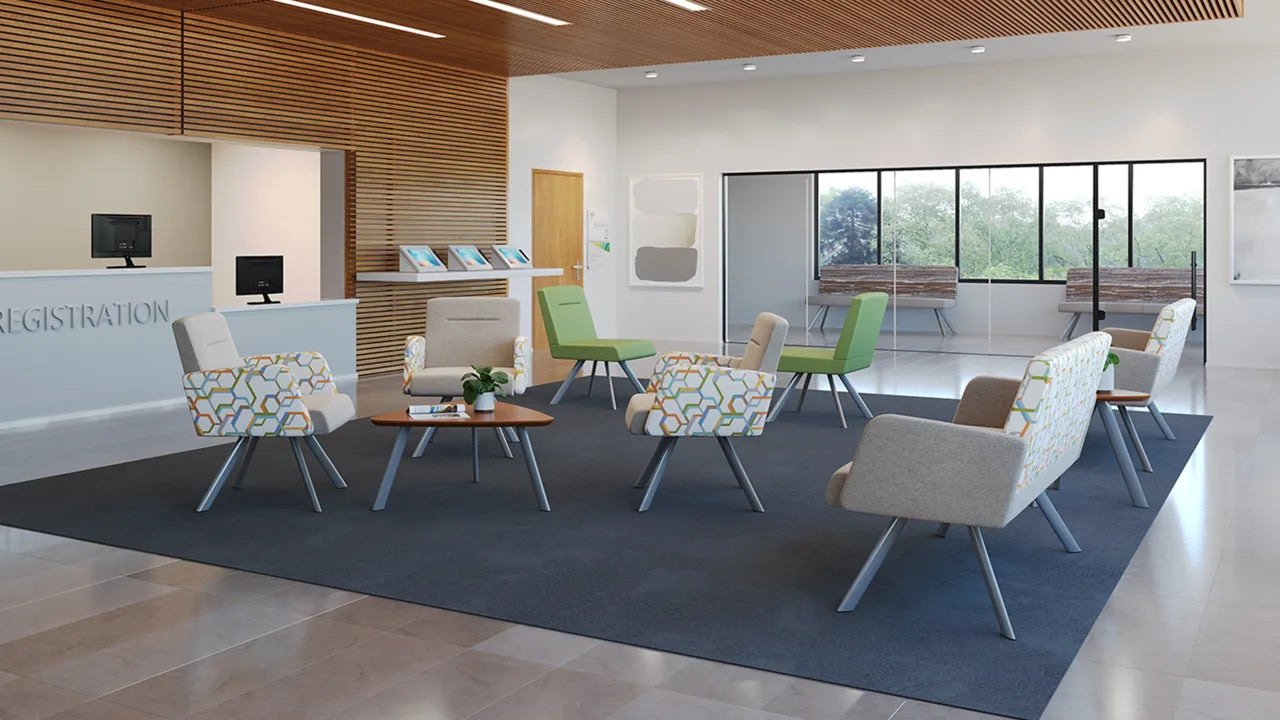 Lesro Willow swivel reception seating