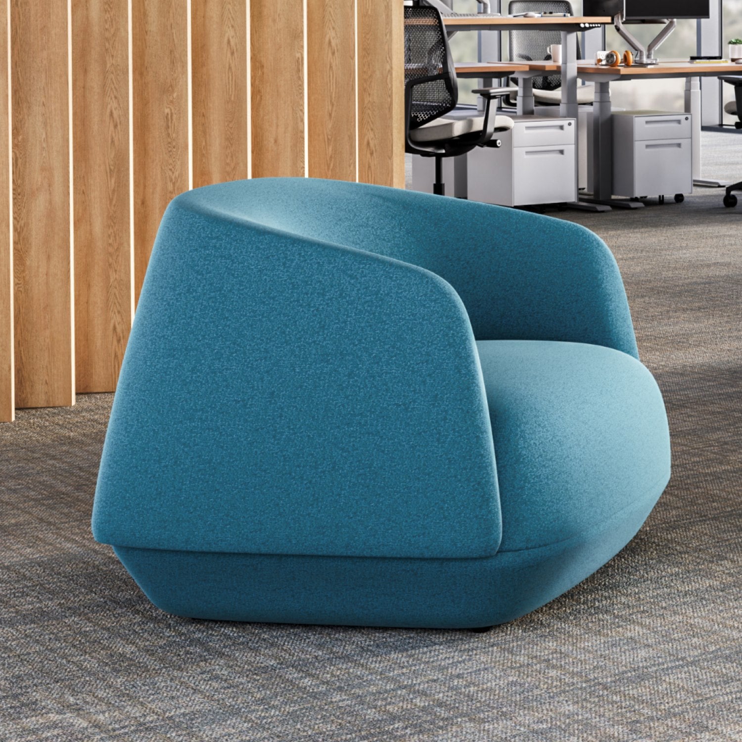 SitOnIt Billo lounge chair in an office setting